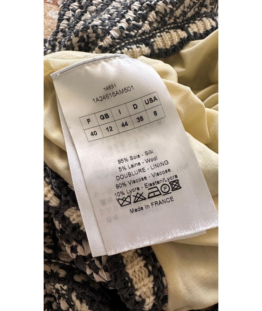 CHRISTIAN DIOR Мульти вискозное повседневное платье, фото 6