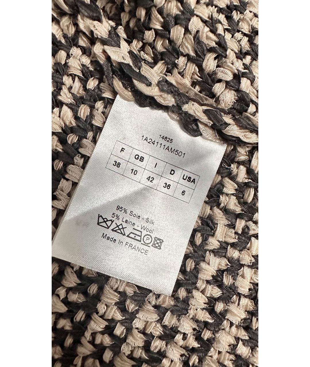 CHRISTIAN DIOR Мульти вискозное повседневное платье, фото 4