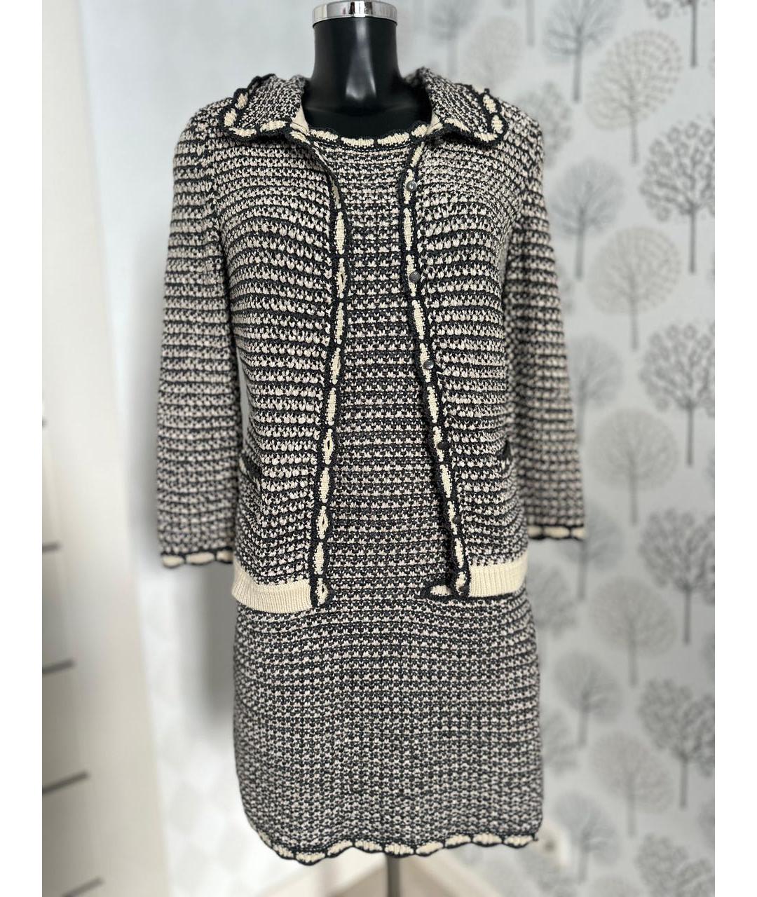 CHRISTIAN DIOR Мульти вискозное повседневное платье, фото 9