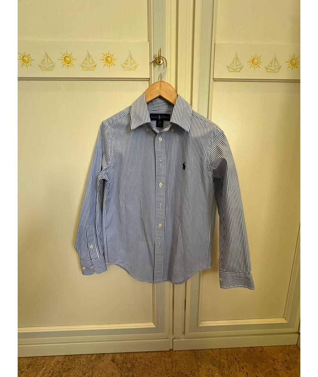 RALPH LAUREN Мульти хлопковая детская рубашка, фото 7