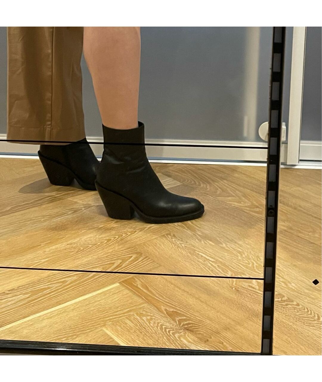 ANN DEMEULEMEESTER Черные кожаные сапоги, фото 7