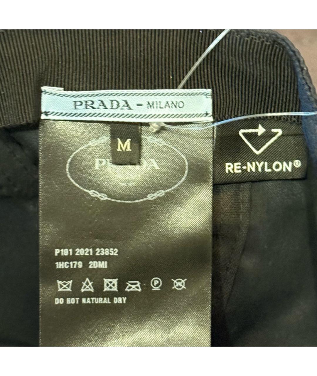 PRADA Черная кепка, фото 7