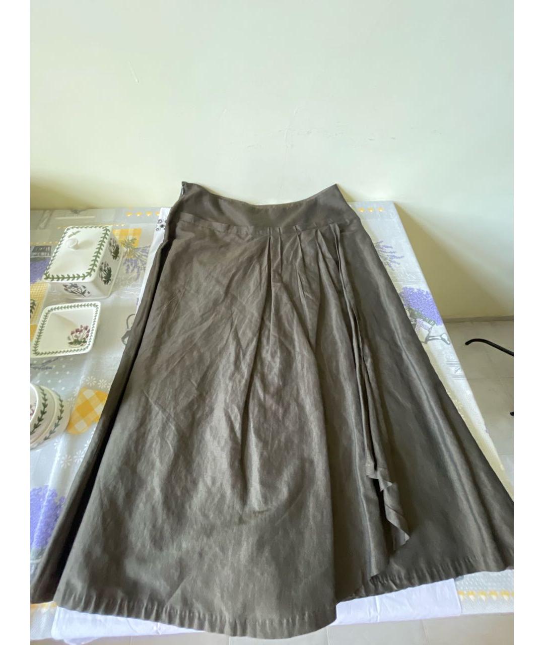 MAX MARA Шерстяная юбка миди, фото 2