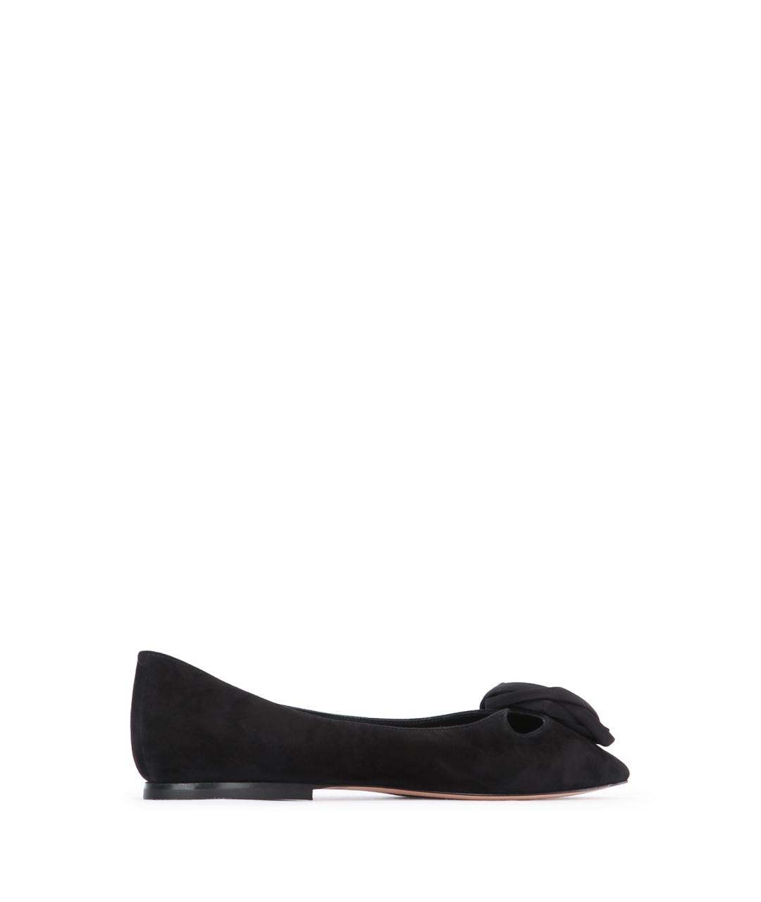 ROGER VIVIER Черные замшевые балетки, фото 3