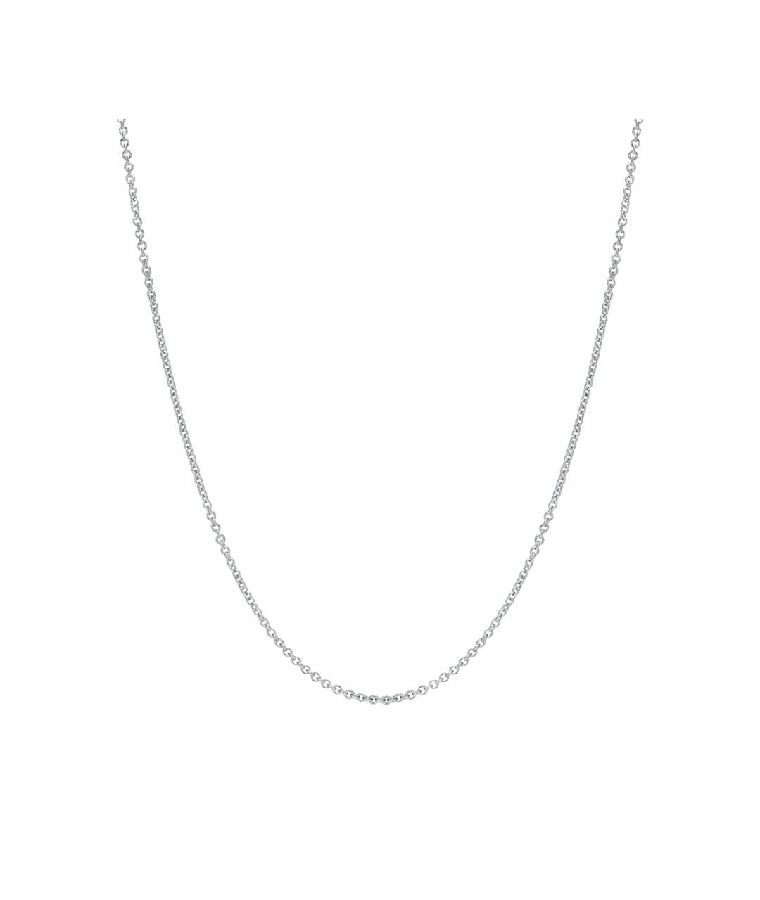TIFFANY&CO Серая цепочка из белого золота, фото 1