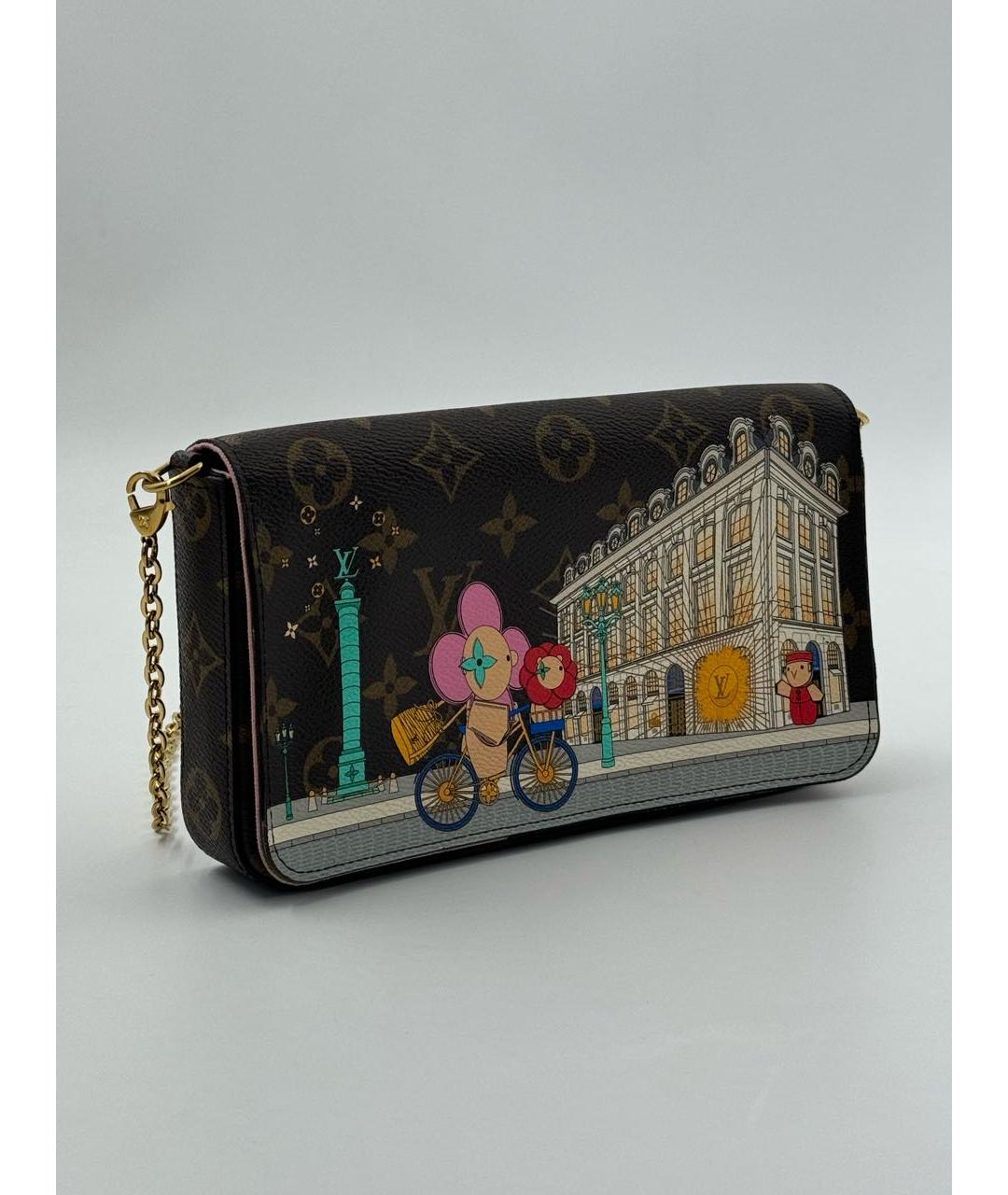 LOUIS VUITTON Коричневая сумка через плечо, фото 2