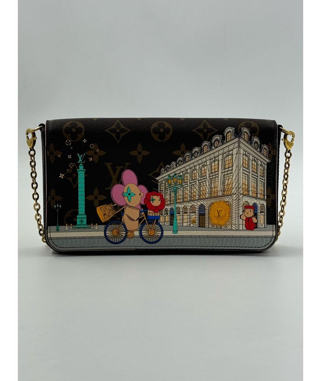 LOUIS VUITTON Коричневая сумка через плечо, фото 9