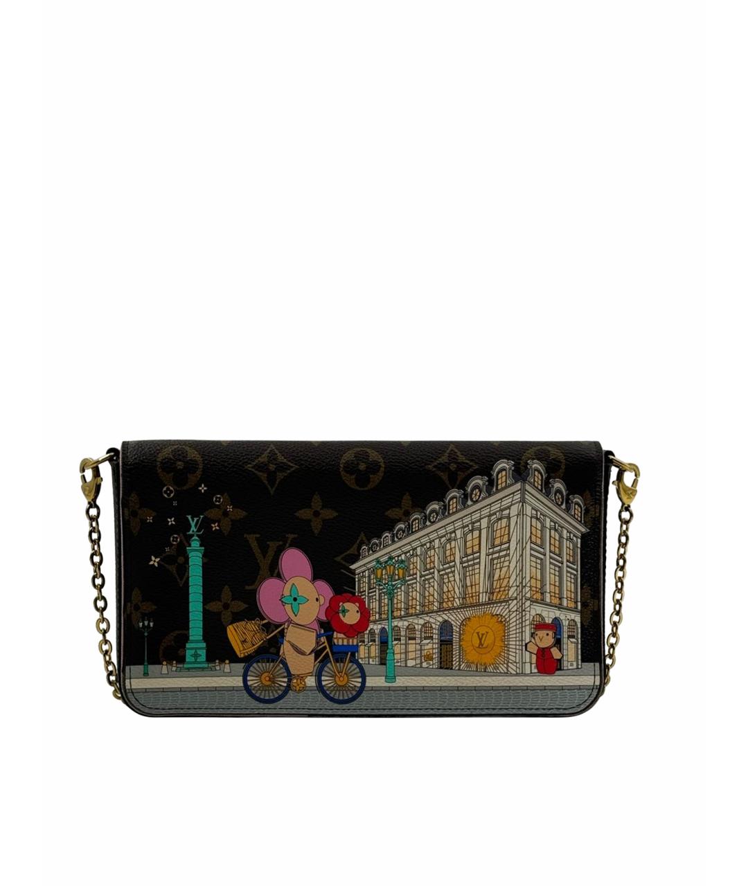 LOUIS VUITTON Коричневая сумка через плечо, фото 1