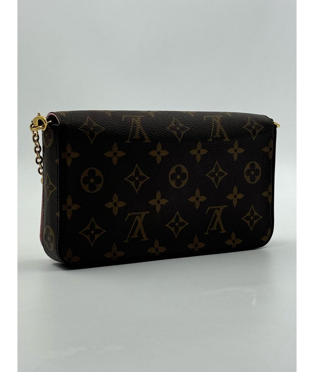 LOUIS VUITTON Коричневая сумка через плечо, фото 3