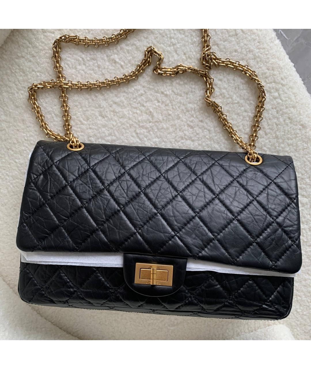 CHANEL Черная кожаная сумка через плечо, фото 8