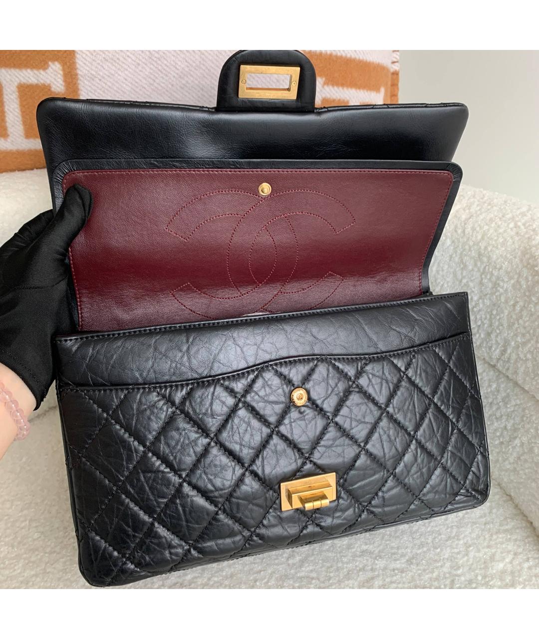 CHANEL Черная кожаная сумка через плечо, фото 4