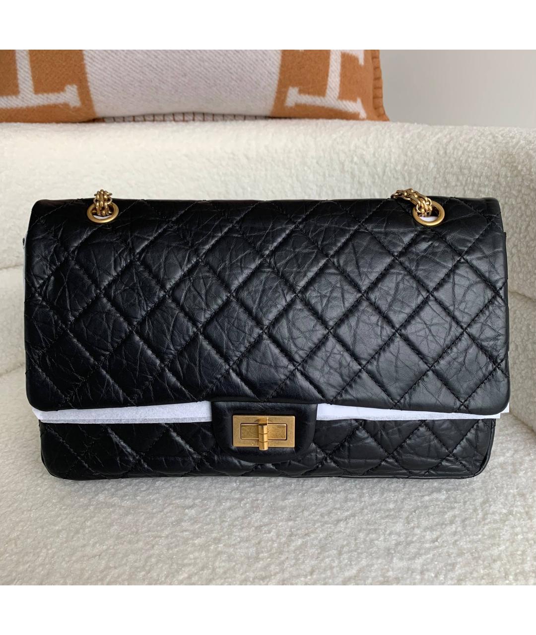 CHANEL Черная кожаная сумка через плечо, фото 3