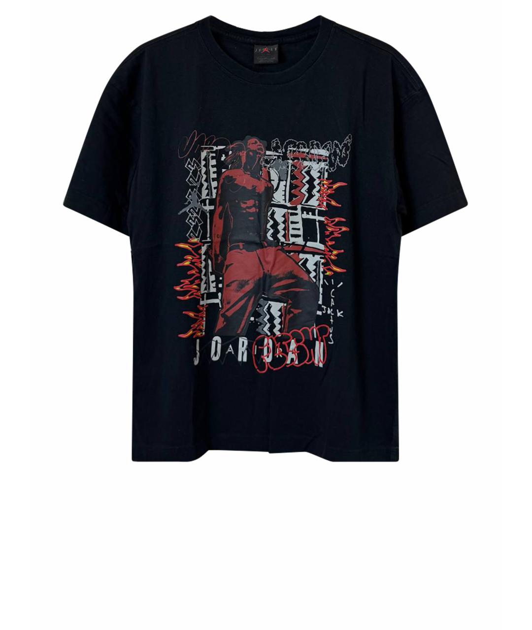 CACTUS JACK BY TRAVIS SCOTT Черная хлопковая футболка, фото 1