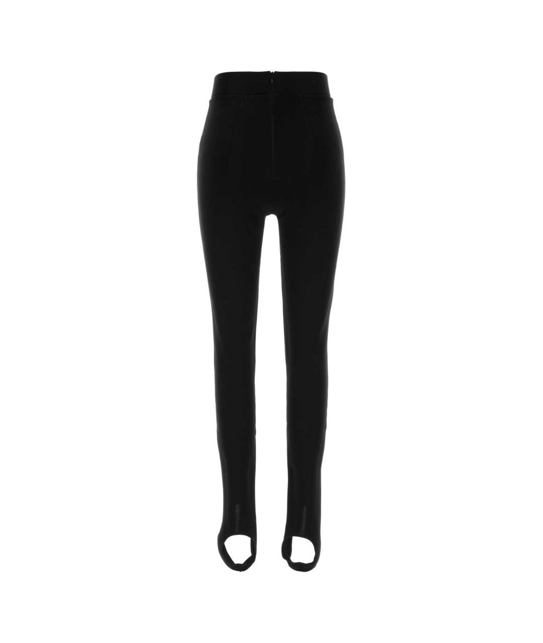 BALMAIN Черные вискозные леггинсы и велосипедки, фото 2