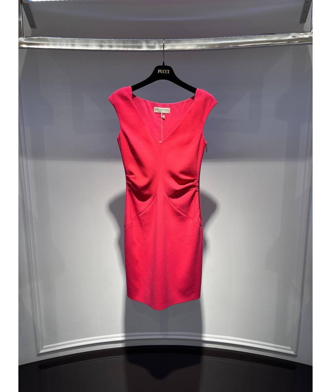 EMILIO PUCCI Красное повседневное платье, фото 3