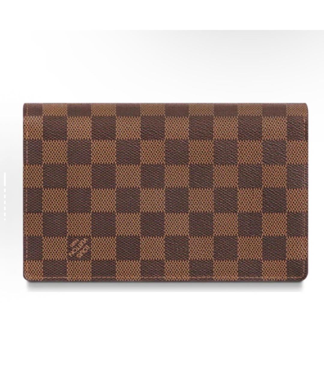 LOUIS VUITTON Коричневая кожаная сумка через плечо, фото 3