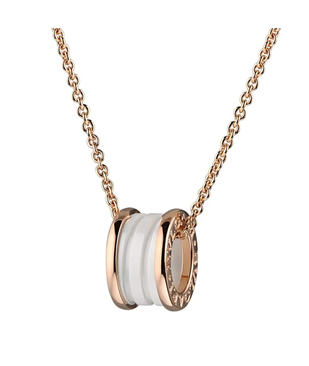 BVLGARI Золотая подвеска из розового золота, фото 1