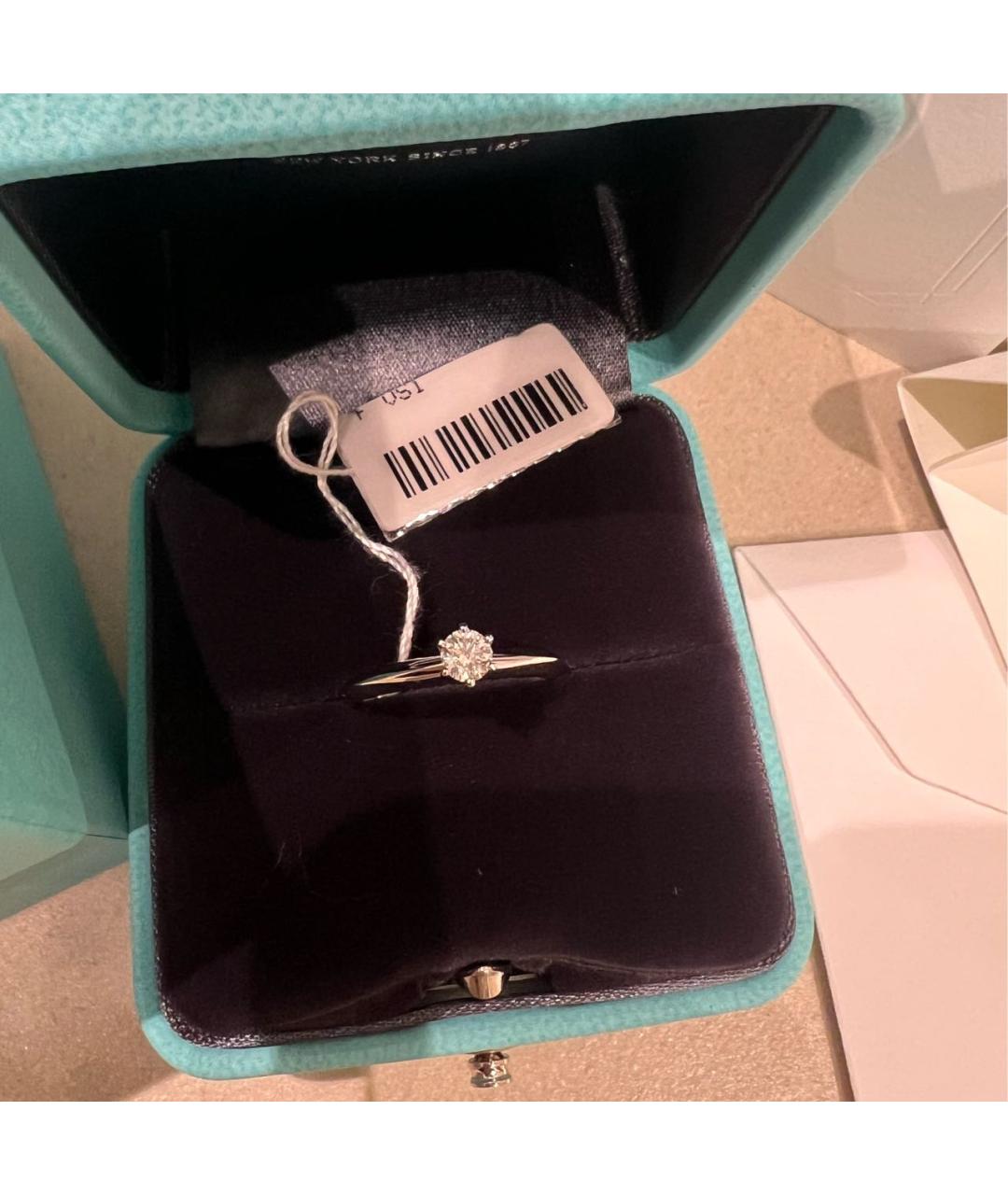 TIFFANY&CO Серебряное платиновое кольцо, фото 2