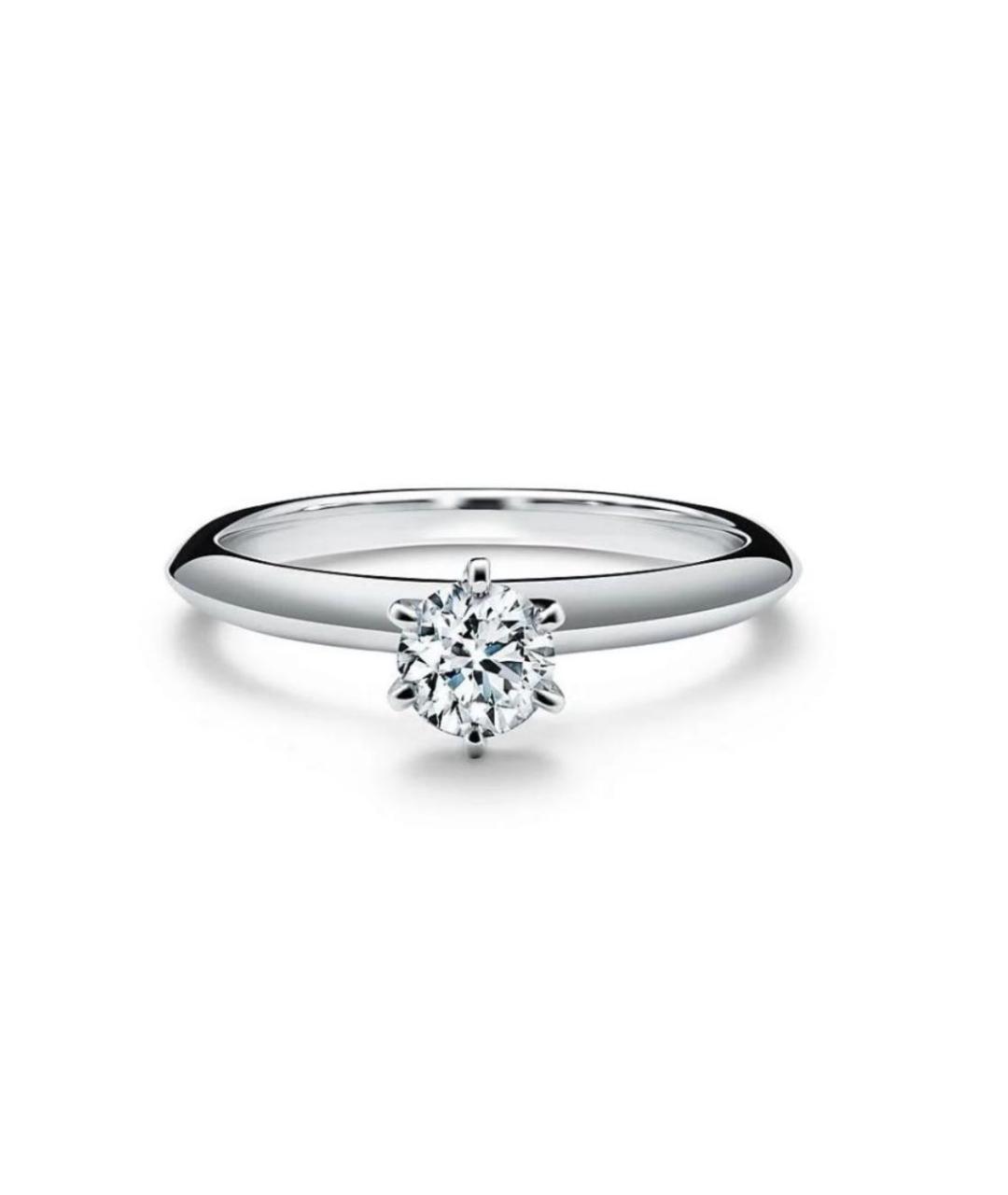 TIFFANY&CO Серебряное платиновое кольцо, фото 4