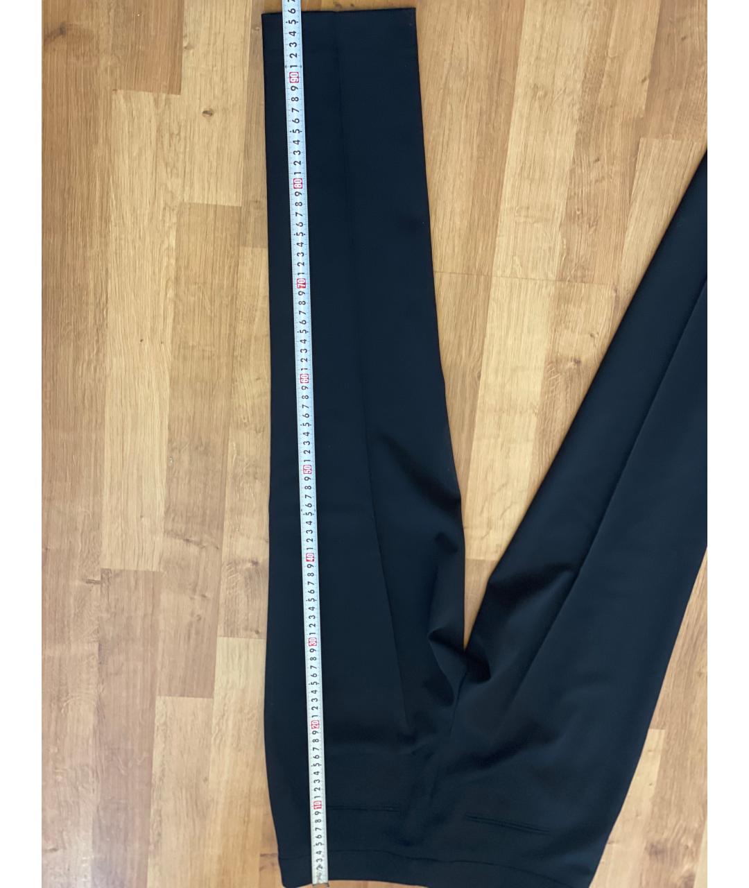 EMPORIO ARMANI Черные шерстяные брюки узкие, фото 5
