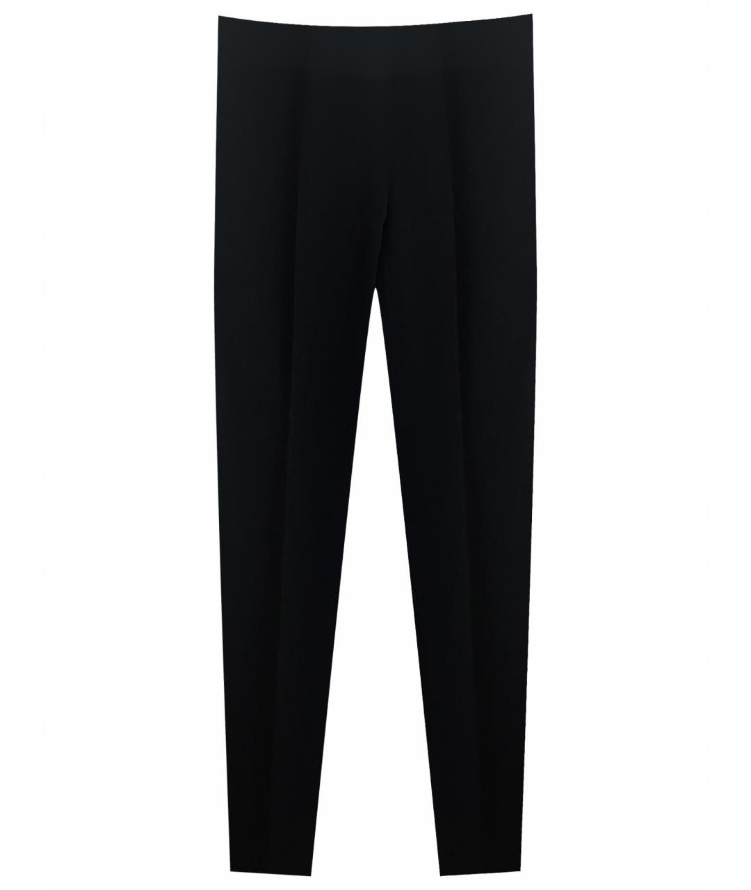 EMPORIO ARMANI Черные шерстяные брюки узкие, фото 1