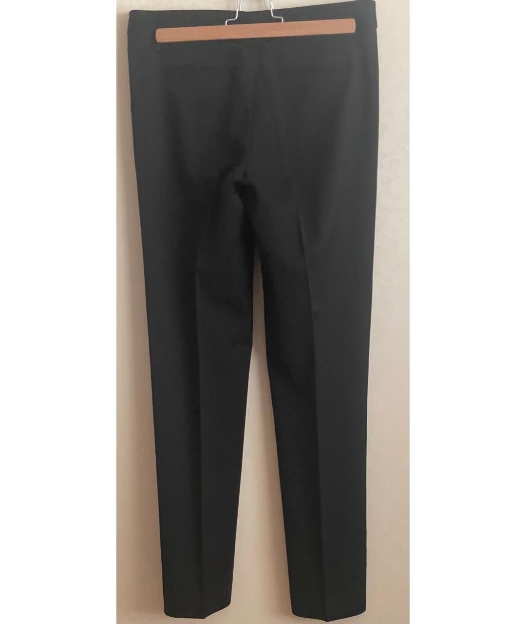 EMPORIO ARMANI Черные шерстяные брюки узкие, фото 8
