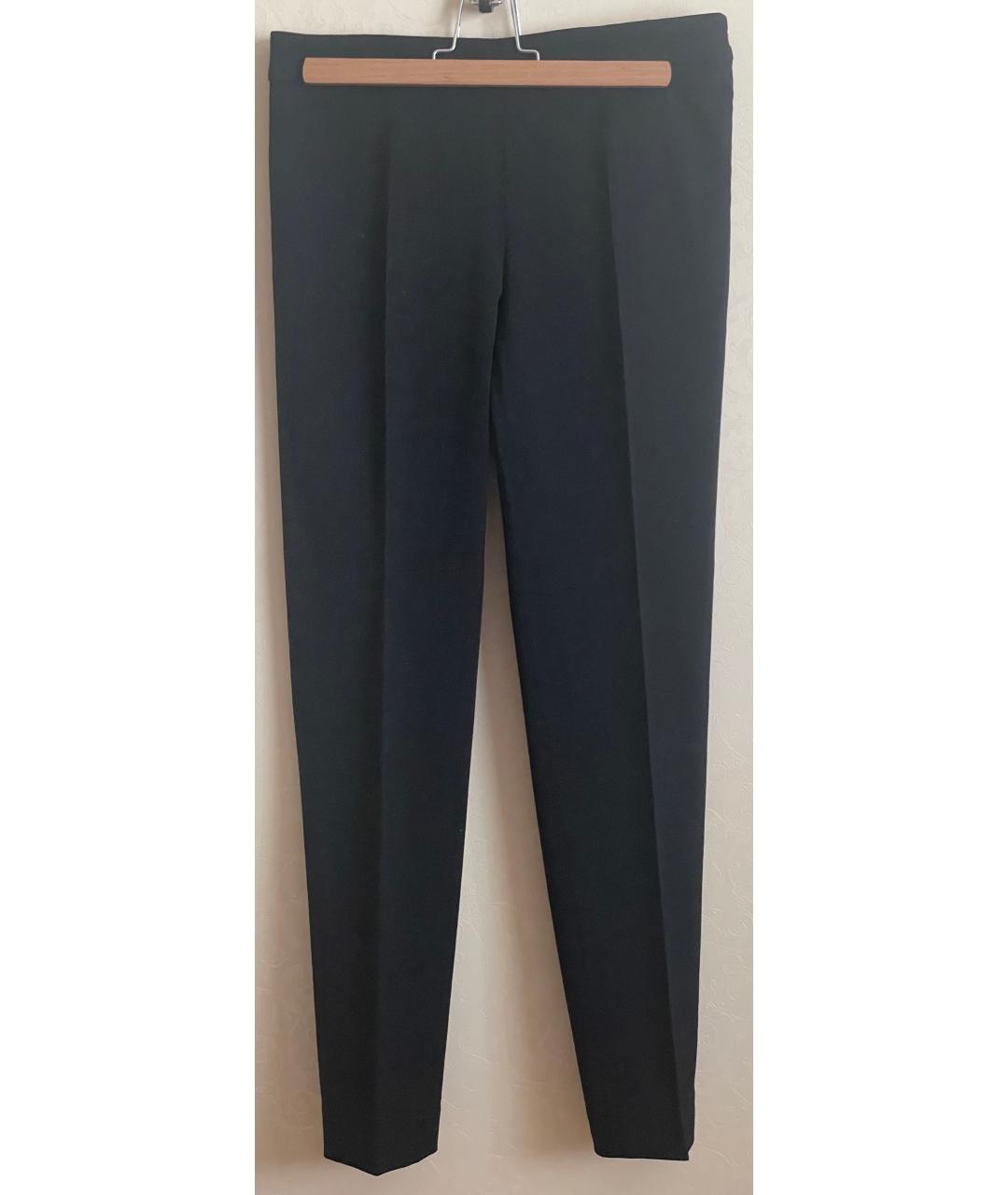 EMPORIO ARMANI Черные шерстяные брюки узкие, фото 2