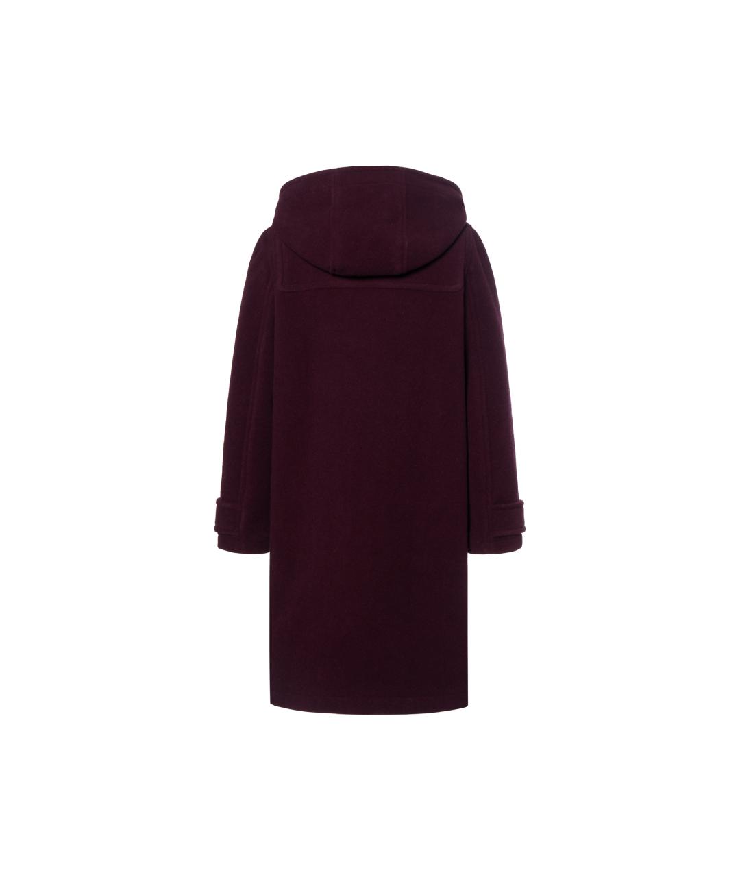 BURBERRY Бордовое пальто, фото 3