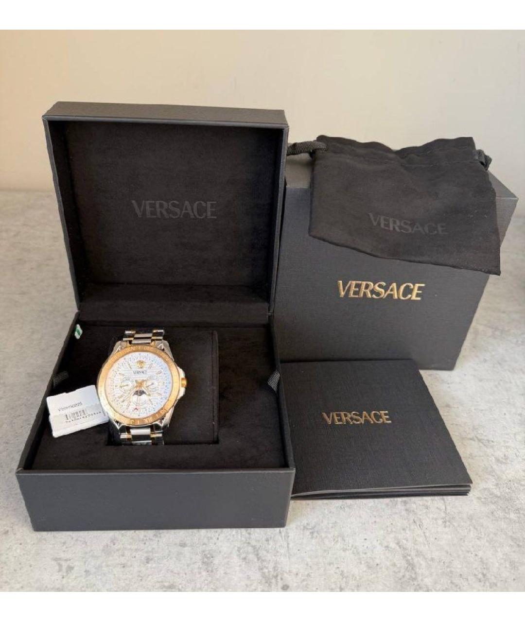 VERSACE Позолоченные часы, фото 5