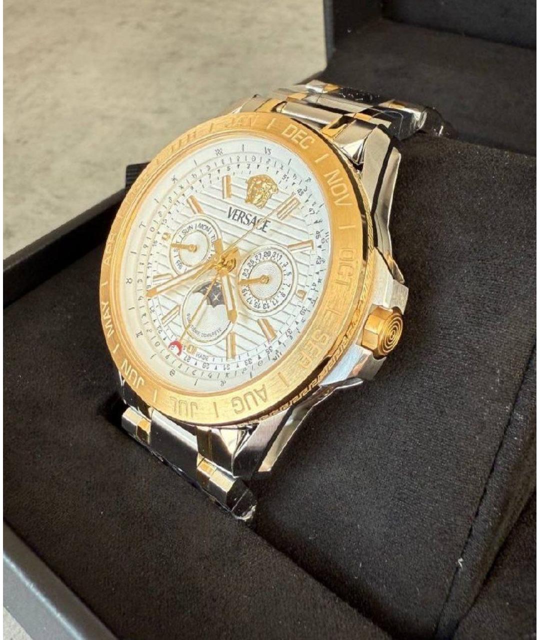 VERSACE Позолоченные часы, фото 3