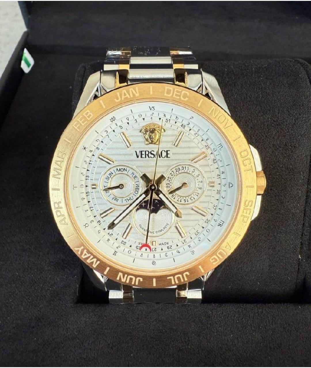 VERSACE Позолоченные часы, фото 2