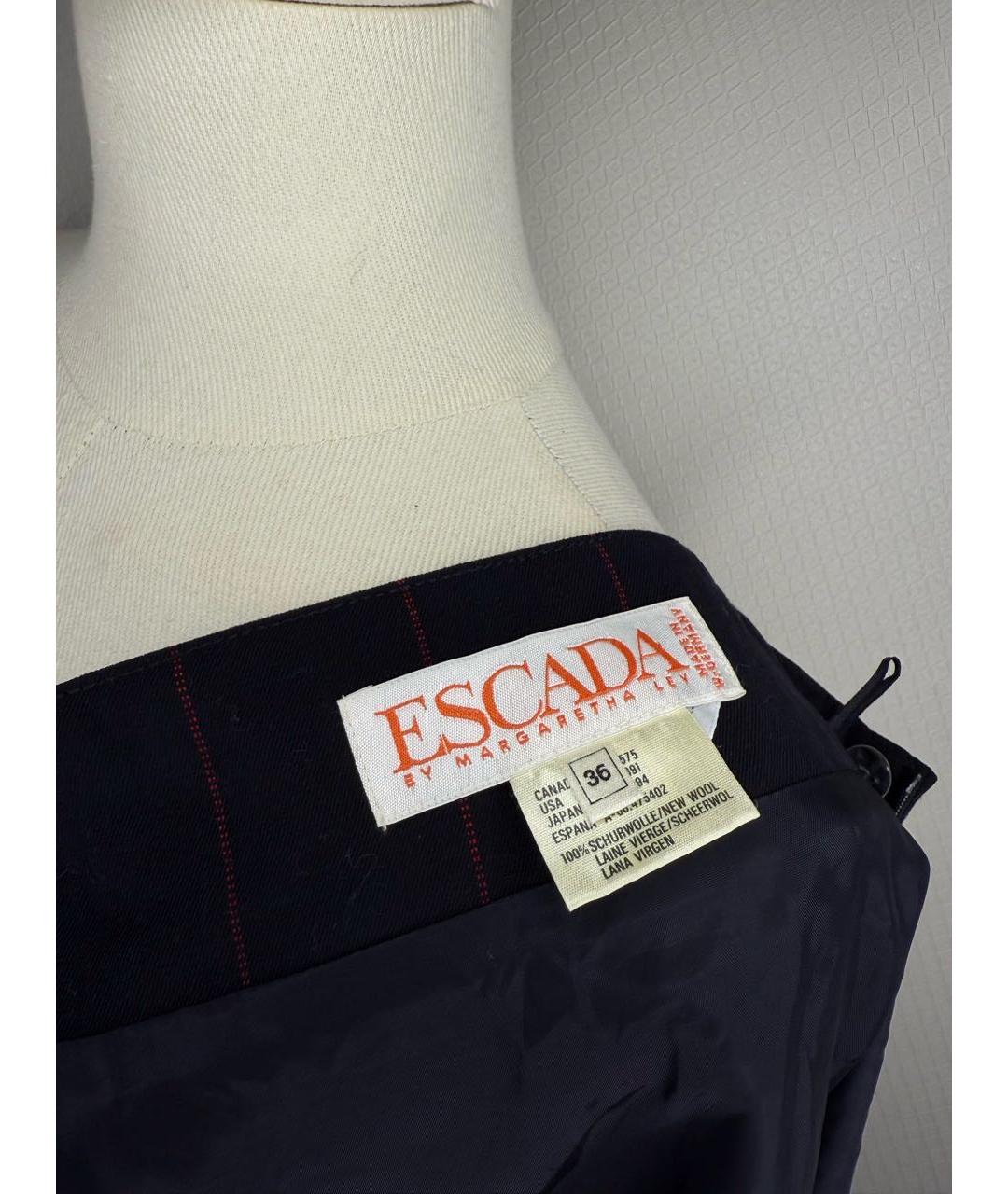 ESCADA Мульти шерстяная юбка миди, фото 3