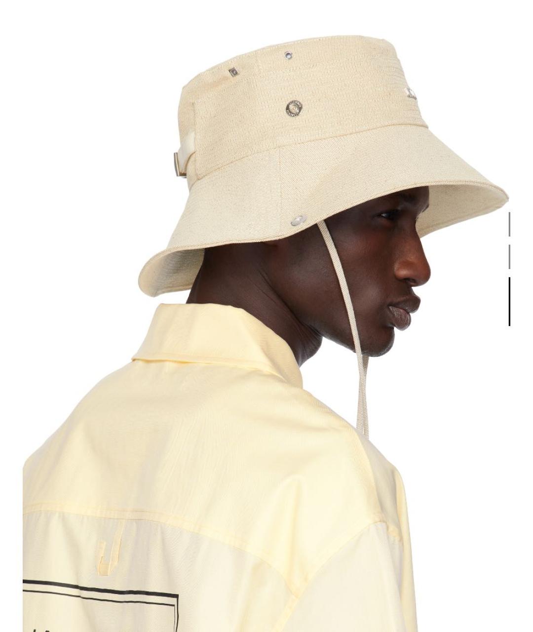 JACQUEMUS Бежевая панама, фото 5