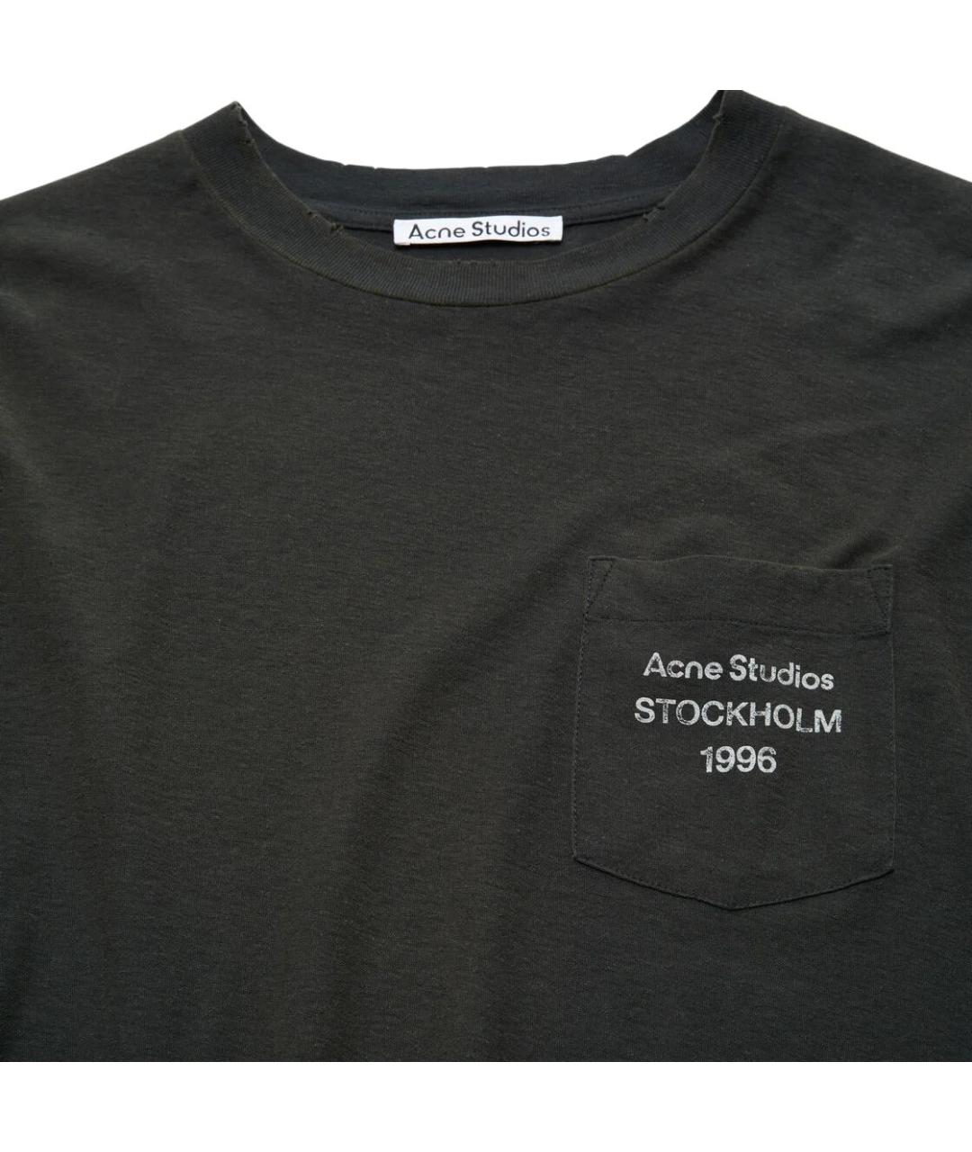 ACNE STUDIOS Черная футболка, фото 6