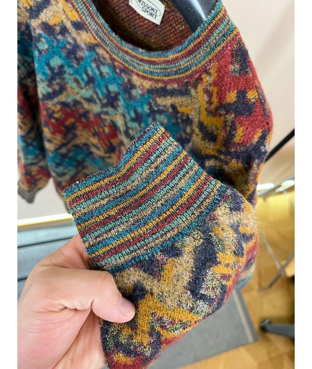 MISSONI Мульти шерстяной джемпер / свитер, фото 4