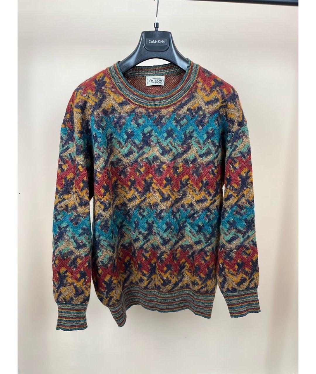 MISSONI Мульти шерстяной джемпер / свитер, фото 9