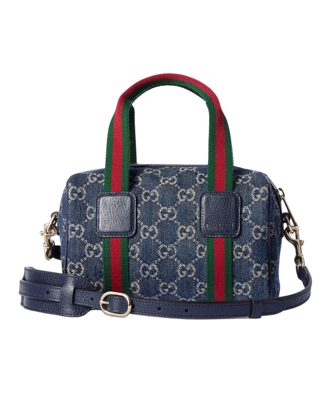 GUCCI Темно-синяя сумка через плечо, фото 3