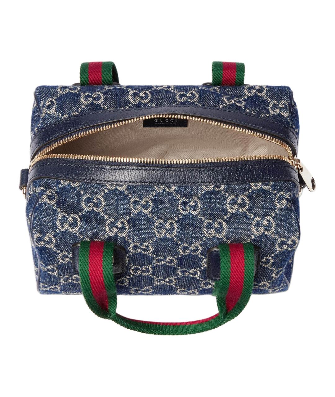 GUCCI Темно-синяя сумка через плечо, фото 4