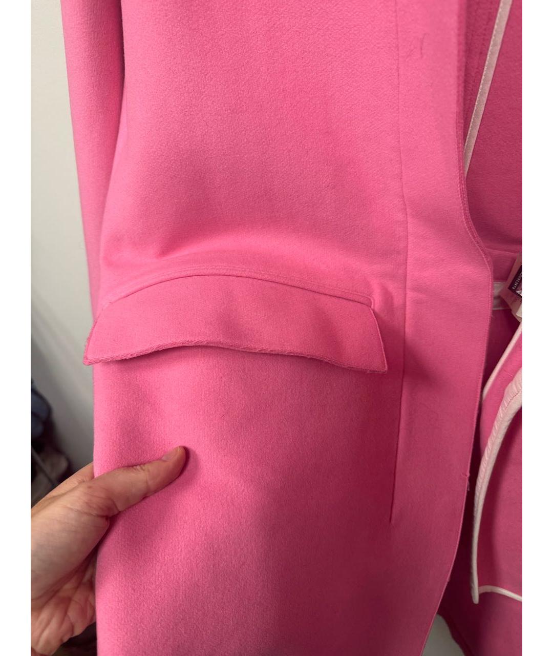 FENDI Розовая шерстяная парка, фото 7