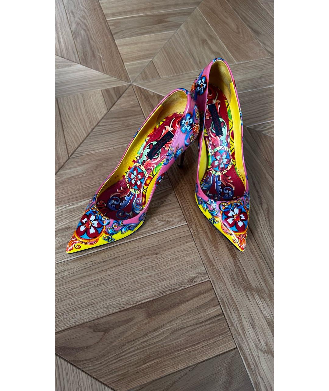DOLCE&GABBANA Туфли из лакированной кожи, фото 5