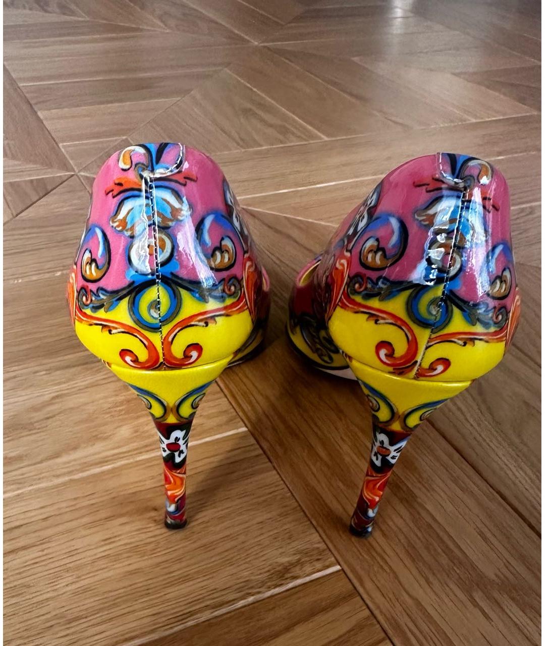 DOLCE&GABBANA Туфли из лакированной кожи, фото 4