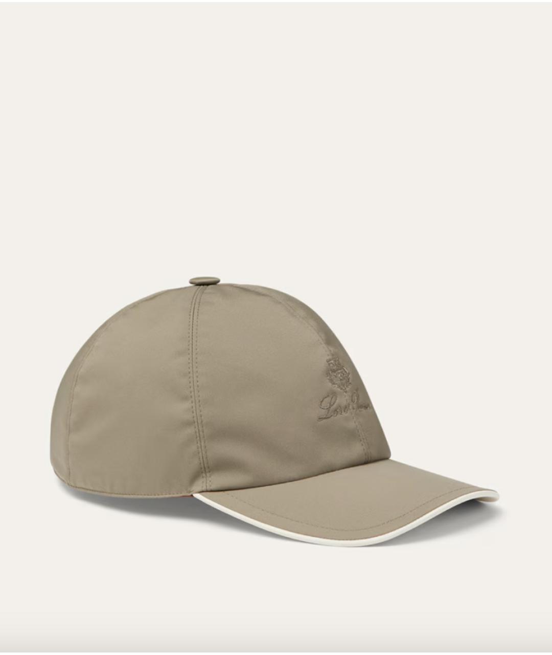 LORO PIANA Хаки синтетическая кепка/бейсболка, фото 5