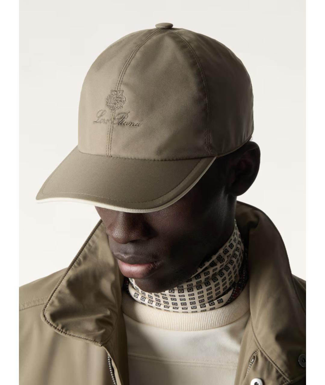 LORO PIANA Хаки синтетическая кепка/бейсболка, фото 4