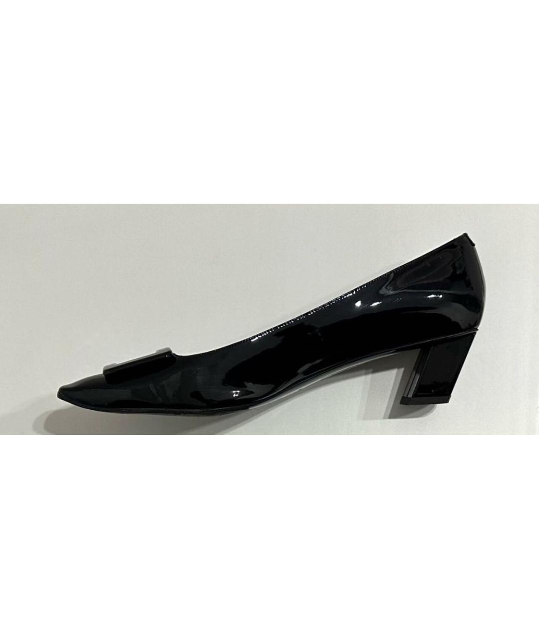 ROGER VIVIER Черные туфли из лакированной кожи, фото 8