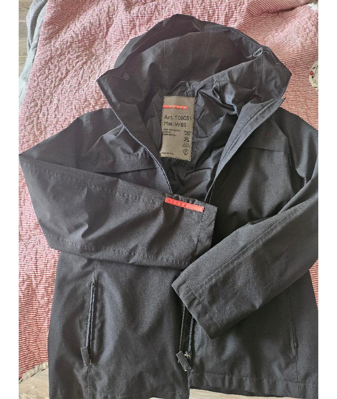 PRADA Черная куртка, фото 3