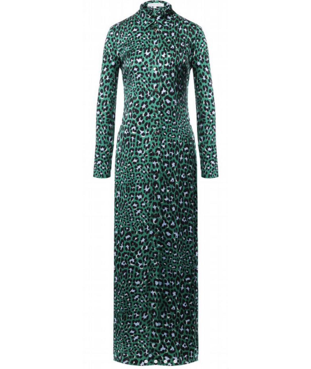 OLIVIA VON HALLE Мульти шелковое платье, фото 1