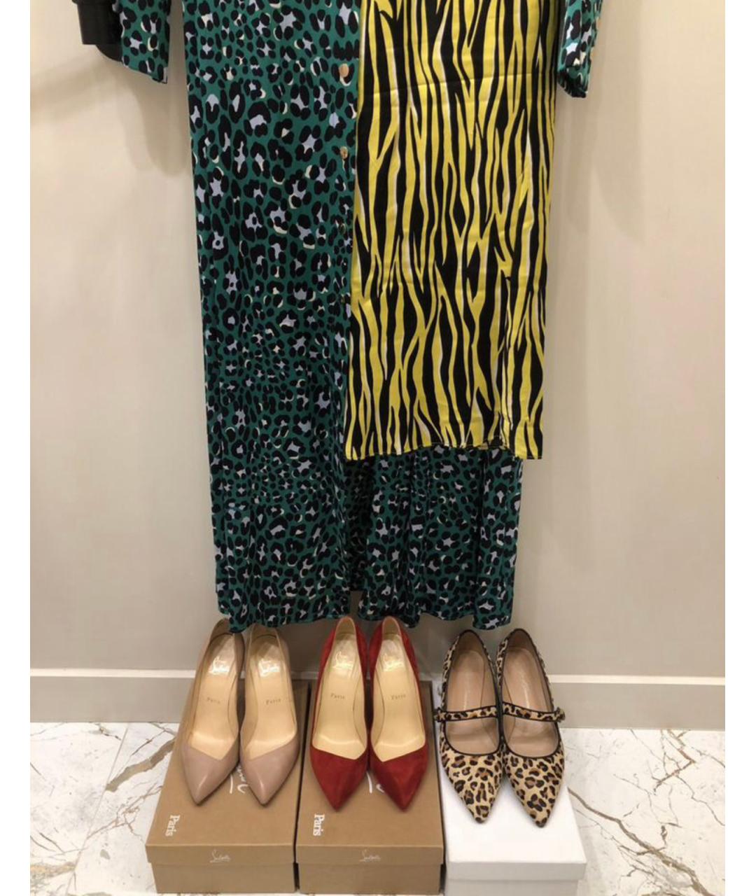 OLIVIA VON HALLE Мульти шелковое платье, фото 6