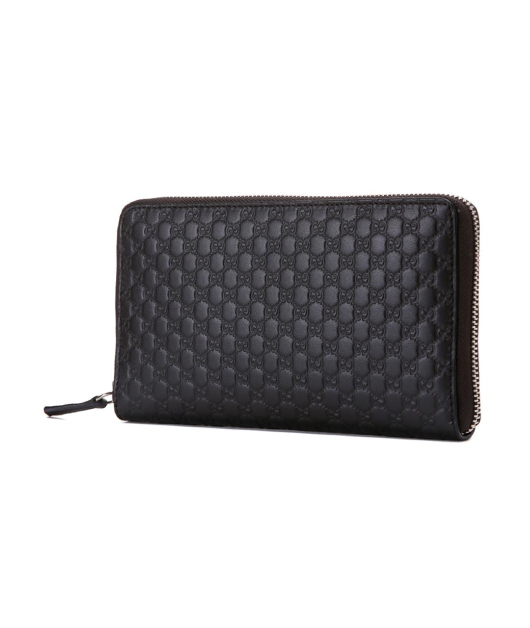 GUCCI Черный кожаный кошелек, фото 2