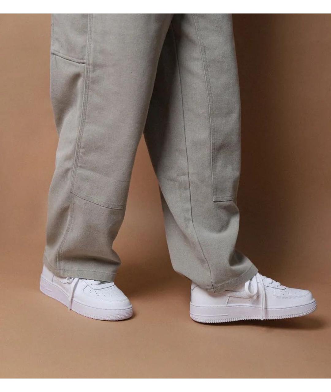 NIKE Белые кожаные кроссовки, фото 5