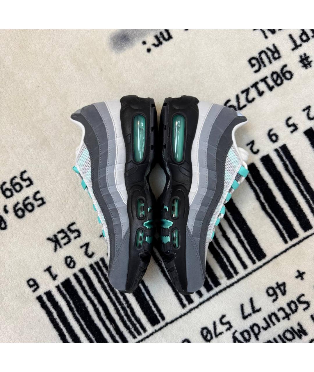 NIKE Серые замшевые низкие кроссовки / кеды, фото 3